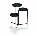 LILLEPOSTAMENT PROSPERPLAST TOL STAND 3 POTILE 79,5X48CM MUST