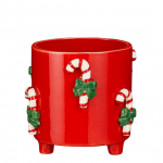 &Uuml;MBRISPOTT MICA DECORATIONS KOMM &Oslash;16CM PUNANE