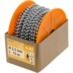 KROOMITUD KUULKETT SUKI 3,2MM MESSING
