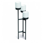 LILLEPOSTAMENT PROSPERPLAST BLOOMIE STAND 3 POTILE 1255X39,5CM VALGE