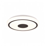 PLAFOON LED TRIO BUNDA 34CM MATT 16W MUST
