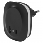 &Ouml;&Ouml;VALGUSTI LEDVANCE LUNETTA EDGE USB A&C 3000K MUST