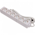 PIKENDUSJUHE 1,4M 6 PESA 3G1,0MM&sup2; LK VALGE CLINT