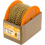KUULKETT SUKI 3,2MM LIHVITUD MESSING