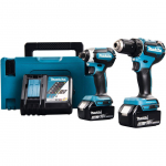 COMBOKIT MAKITA DLX2289TJ 18V 2X5,0AH (DDF485+DTD153)