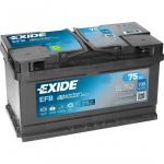 AUTOAKU EXIDE EFB 75AH 730A 315X175X175MM