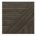P&Otilde;RANDA-JA SEINAPLAAT REALONDA TANGRAM WOOD WALNUT MATT 44X44CM 1,37M&sup2; PAKIS