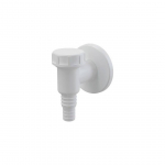 PESUMASINA SIFOON SEINALE 32X19/23MM KUIV HAISULUKK VALGE