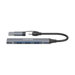 HUB CANYON DS-02 4IN1 4K USB-A/C HALL