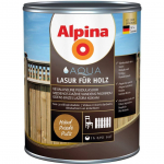 PUIDUKAITSEVAHEND ALPINA AQUA LASUR F&Uuml;R HOLZ 0,75L M&Auml;ND