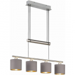 LAELAMP TRIO GARDA 4XE14 40W TAUPE