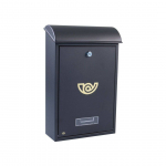 POSTKAST FISKOSTAR 25X40X10CM MUST