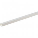 PVC U-PROFIIL CEZAR 10X10X1X2750MM VALGE RAL9003