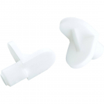 RIIULIPLAADI TUGI SUKI &Oslash;6MM PLASTIK VALGE