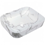 VALAMU INVENA FLORINA 51X40CM PINNAPEALNE VALGE MATT MARMOR