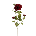 KUNSTLILL MICA DECORATIONS REAL TOUCH DAALIA 78CM PUNANE