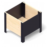 PEENRAKAST UPYARD MADAL 36X36CM NATURAALNE