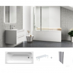 VANN RAVAK CHROME 150X70CM SETV18L VANNISEINAGA, SATIIN