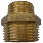 AHENEV KAKSIKNIPPEL MESSING 1/2" X 3/4"VK