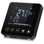 DIGITAALNE TERMOSTAAT HEBER HT-125B PUUTETUNDLIK MUST
