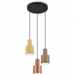 LAELAMP TRIO AGUDO 3X40W E27 RIPPUV MULTICOLOR