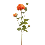 KUNSTLILL MICA DECORATIONS REAL TOUCH DAALIA 68CM ORANŽ