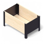PEENRAKAST UPYARD MADAL 58X36CM NATURAALNE