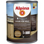 PUIDUKAITSEVAHEND ALPINA AQUA LASUR F&Uuml;R HOLZ 0,75L P&Auml;HKLIPUU