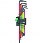 TORXV&Otilde;TMETE KOMPLEKT T8-T40 9 OSA WERA TORX&reg;, MULTICOLOUR, BLACKLA
