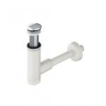 SIFOON VALAMU JAOKS RAVAK 63MM, VALGE/KROOM