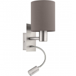 SEINALAMP EGLO PASTERI 40W E27 + 3,5W LED 380LM 3000K PRUUN