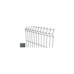 AIA KEEVISPANEEL 3D 50X200/4MM 1,23X2,5M RAL7016