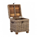 KIRST-ABILAUD EGROS 42X42XH43CM NATURAALNE ROTANG