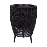 LILLEPOTT WICKER 38X38XH54CM, MUST