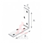 NURGIK ARRAS 30X30X25X2MM VALGE