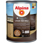 PUIDUKAITSEVAHEND ALPINA AQUA LASUR F&Uuml;R HOLZ 0,75L TIIK