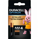 PATAREI DURACELL OPTIMUM AAA 4TK PAKIS