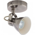 KOHTVALGUSTI EGLO SERAS 1X3W LED GU10 NIKKEL-ANTIIK/KREEM