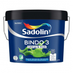 LAE- JA SEINAV&Auml;RV SADOLIN BINDO 3 BW VALGE 2,5L T&Auml;ISMATT