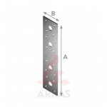 NAELUTUSPLAAT 160X400X2,0 AVA 11MM