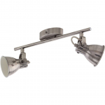 KOHTVALGUSTI EGLO SERAS 2X3W LED GU10 NIKKEL-ANTIIK/KREEM