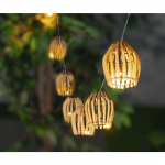 VALGUSKETT LATERNAGA 10LED ROTANG/PLAST 1,8M P&Auml;IKESEPANEELIGA