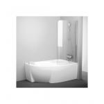 VANNISEIN RAVAK CVSK1 ROSA 160/170 R, 100X150CM, ALUMIINIUM
