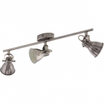 KOHTVALGUSTI EGLO SERAS 3X3W LED GU10 NIKKEL-ANTIIK/KREEM