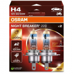 AUTOPIRN OSRAM NIGHT BREAKER 220 H4 60/55W 12V 2TK PAKIS