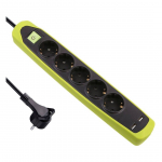 PIKENDUSJUHE ELECTRALINE 2M 5PESA 3G1,0MM&sup2; LK L&Uuml;LITI MUST/ROHELINE