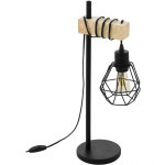 LAUALAMP EGLO TOWNSHEND 5 1X60W E27 MUST/PRUUN/PUIT