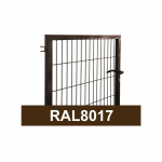 JALGV&Auml;RAV STRONG 50X200/5MM 1450X1000MM PRUUN RAL8017