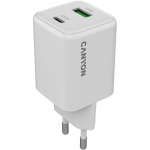 LAADIJA ADAPTER CANYON CU45AC GAN 45W 1XPD 1XQC EU VALGE