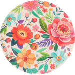 TALDRIK MELAMIINIST &Oslash;25CM LILLEMUSTER